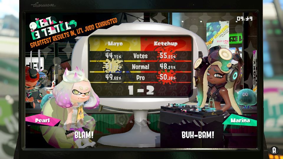 Splatoon 2 - Splatfest results