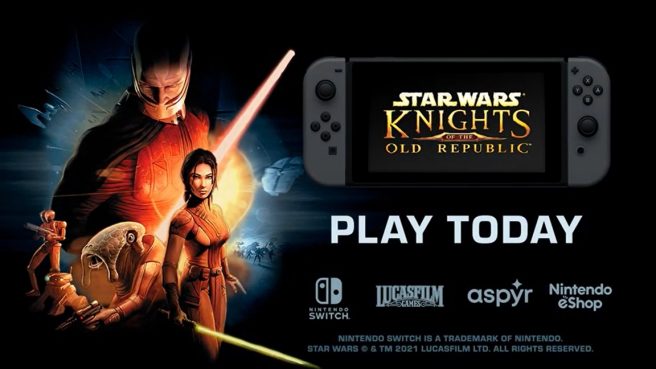 Star Wars Knights of the Old Republic trailer