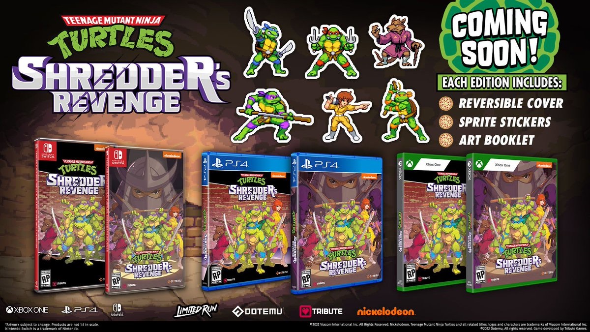 teenage mutant ninja turtles shredders revenge physical