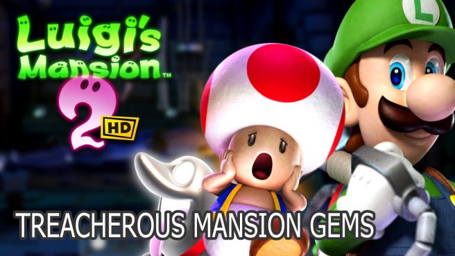 treacherous mansion gem locations Luigi's Mansion 2 HD
